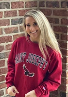 Saint Josephs Hawks Cardinal Arch Mascot Long Sleeve T Shirt