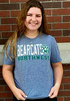 Northwest Missouri State Bearcats Grey Vision Sport Short Sleeve T Shirt