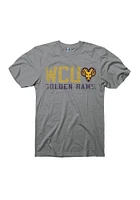 West Chester Golden Rams Grey Vision Sport Short Sleeve T Shirt