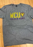 West Chester Golden Rams Grey Vision Sport Short Sleeve T Shirt