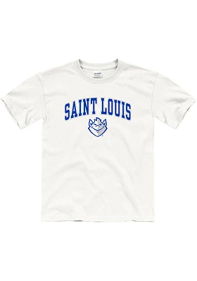 Saint Louis Billikens Youth White Midsize Short Sleeve T-Shirt
