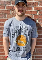 Wichita State Shockers Grey Banner Short Sleeve T Shirt