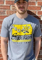 Wichita State Shockers Grey Stated Short Sleeve T Shirt