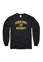 Wichita State Shockers Black Classic Text Long Sleeve T Shirt