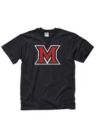 Miami RedHawks Big Logo Short Sleeve T Shirt