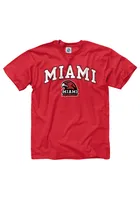 Miami RedHawks Arch Logo Short Sleeve T Shirt