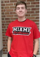 Miami Redhawks Red Rally Loud Short Sleeve T Shirt