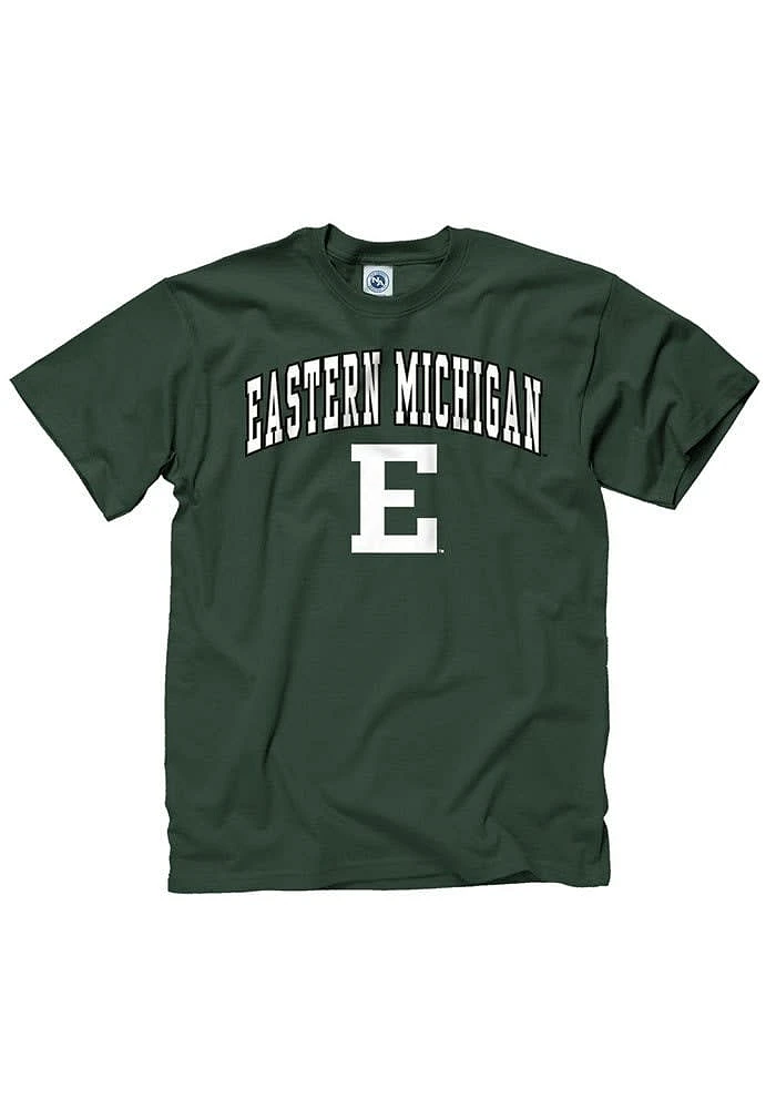 Eastern Michigan Eagles Arch Logo Short Sleeve T Shirt