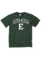 Eastern Michigan Eagles Arch Logo Short Sleeve T Shirt