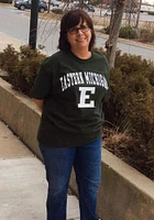 Eastern Michigan Eagles Arch Logo Short Sleeve T Shirt