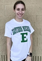 Eastern Michigan Eagles White Arch Logo Short Sleeve T Shirt