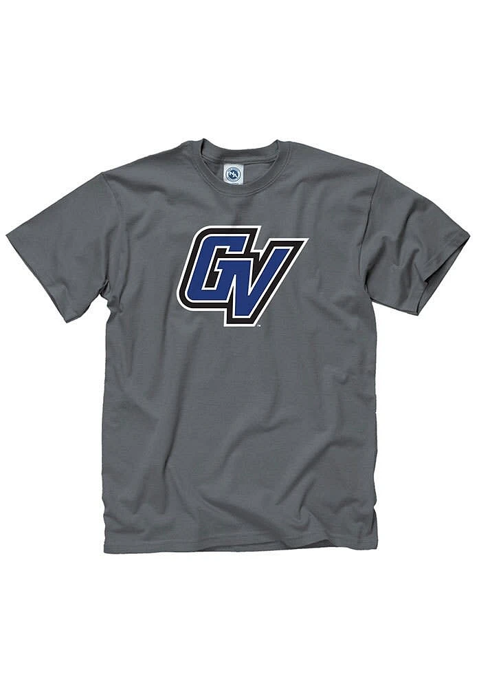 Grand Valley State Lakers Charcoal Big Logo Short Sleeve T Shirt