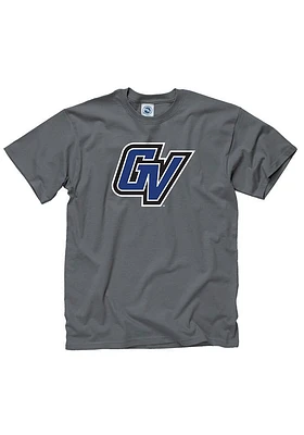 Grand Valley State Lakers Charcoal Big Logo Short Sleeve T Shirt