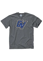 Grand Valley State Lakers Charcoal Big Logo Short Sleeve T Shirt