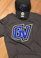 Grand Valley State Lakers Charcoal Big Logo Short Sleeve T Shirt