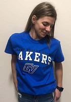Grand Valley State Lakers Blue Arch Logo Short Sleeve T Shirt