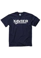 Xavier Musketeers Navy Blue Rally Loud Short Sleeve T Shirt