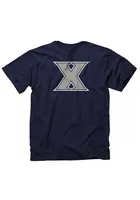 Xavier Musketeers Navy Blue Rally Loud Short Sleeve T Shirt