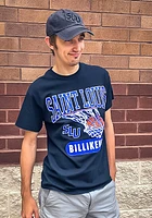 Saint Louis Billikens Black Net Short Sleeve T Shirt