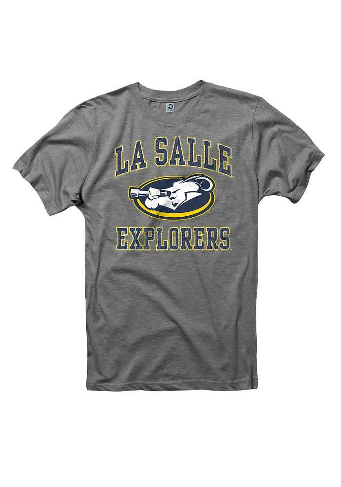 La Salle Explorers Grey No1 Design Short Sleeve T Shirt