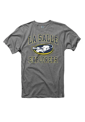 La Salle Explorers Grey No1 Design Short Sleeve T Shirt