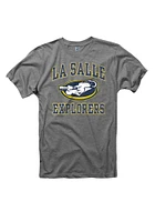 La Salle Explorers Grey No1 Design Short Sleeve T Shirt