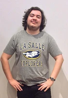 La Salle Explorers Grey No1 Design Short Sleeve T Shirt