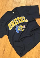 Drexel Dragons Navy Blue Arch Short Sleeve T Shirt