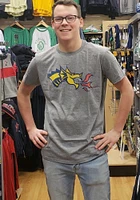 Drexel Dragons Charcoal Fade Out Short Sleeve T Shirt