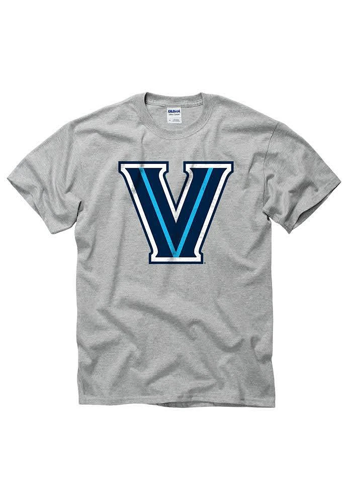 Villanova Wildcats Grey Big Logo Short Sleeve T Shirt