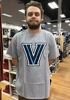 Villanova Wildcats Grey Big Logo Short Sleeve T Shirt