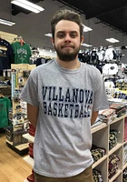 Villanova Wildcats Grey Basketball Short Sleeve T Shirt