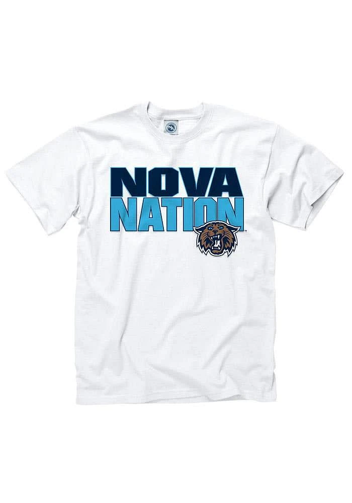 Villanova Wildcats White Slogan Short Sleeve T Shirt