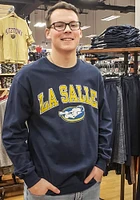 La Salle Explorers Navy Blue Arch Long Sleeve T Shirt