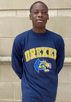 Drexel Dragons Navy Blue Big Logo Long Sleeve T Shirt