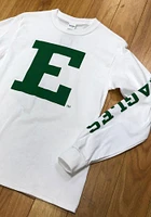 Eastern Michigan Eagles White Big Logo Long Sleeve T Shirt