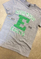Eastern Michigan Eagles Grey Throwback Short Sleeve T Shirt