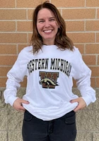 Western Michigan Broncos White Arch Long Sleeve T Shirt