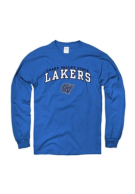Grand Valley State Lakers Arch Mascot Long Sleeve T Shirt