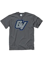 Grand Valley State Lakers Charcoal Shady Logo Short Sleeve T Shirt
