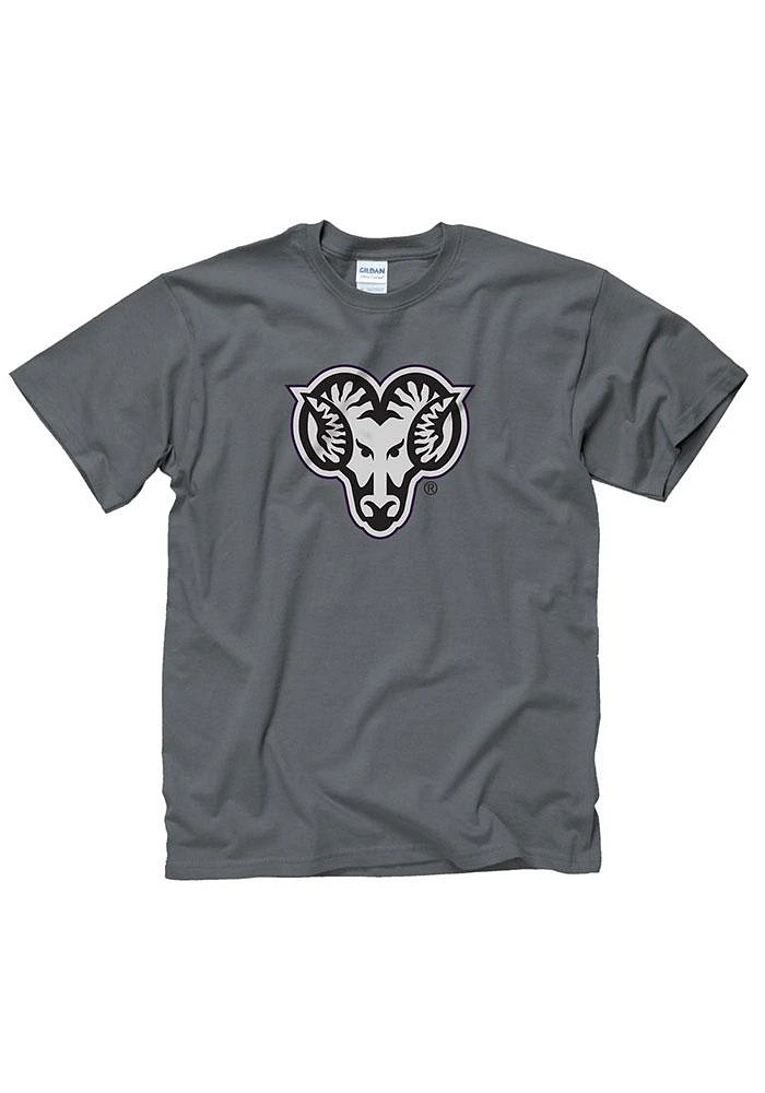 West Chester Golden Rams Charcoal Shady Logo Short Sleeve T Shirt