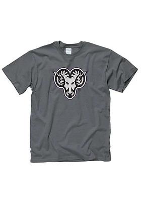 West Chester Golden Rams Charcoal Shady Logo Short Sleeve T Shirt