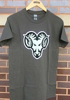 West Chester Golden Rams Charcoal Shady Logo Short Sleeve T Shirt