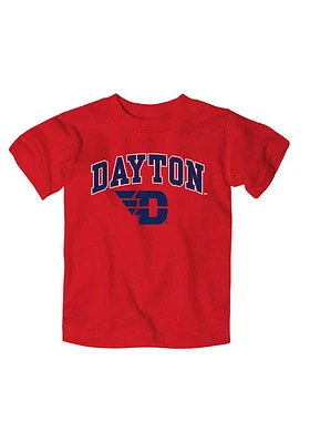 Dayton Flyers Toddler Red Arch Mascot Short Sleeve T-Shirt