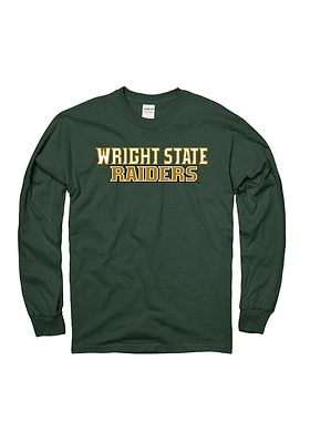 Wright State Raiders Green Rally Loud Long Sleeve T Shirt