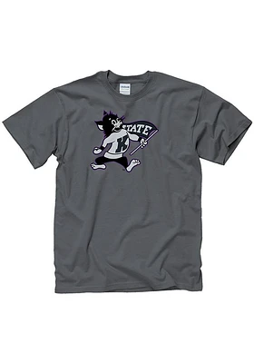 K-State Wildcats Charcoal Shady Short Sleeve T Shirt