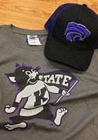 K-State Wildcats Charcoal Shady Short Sleeve T Shirt