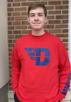 Dayton Flyers Red Logo Long Sleeve T Shirt