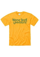 Wayne State Warriors Gold Rally Loud Short Sleeve T Shirt