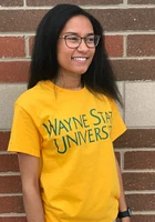 Wayne State Warriors Gold Rally Loud Short Sleeve T Shirt